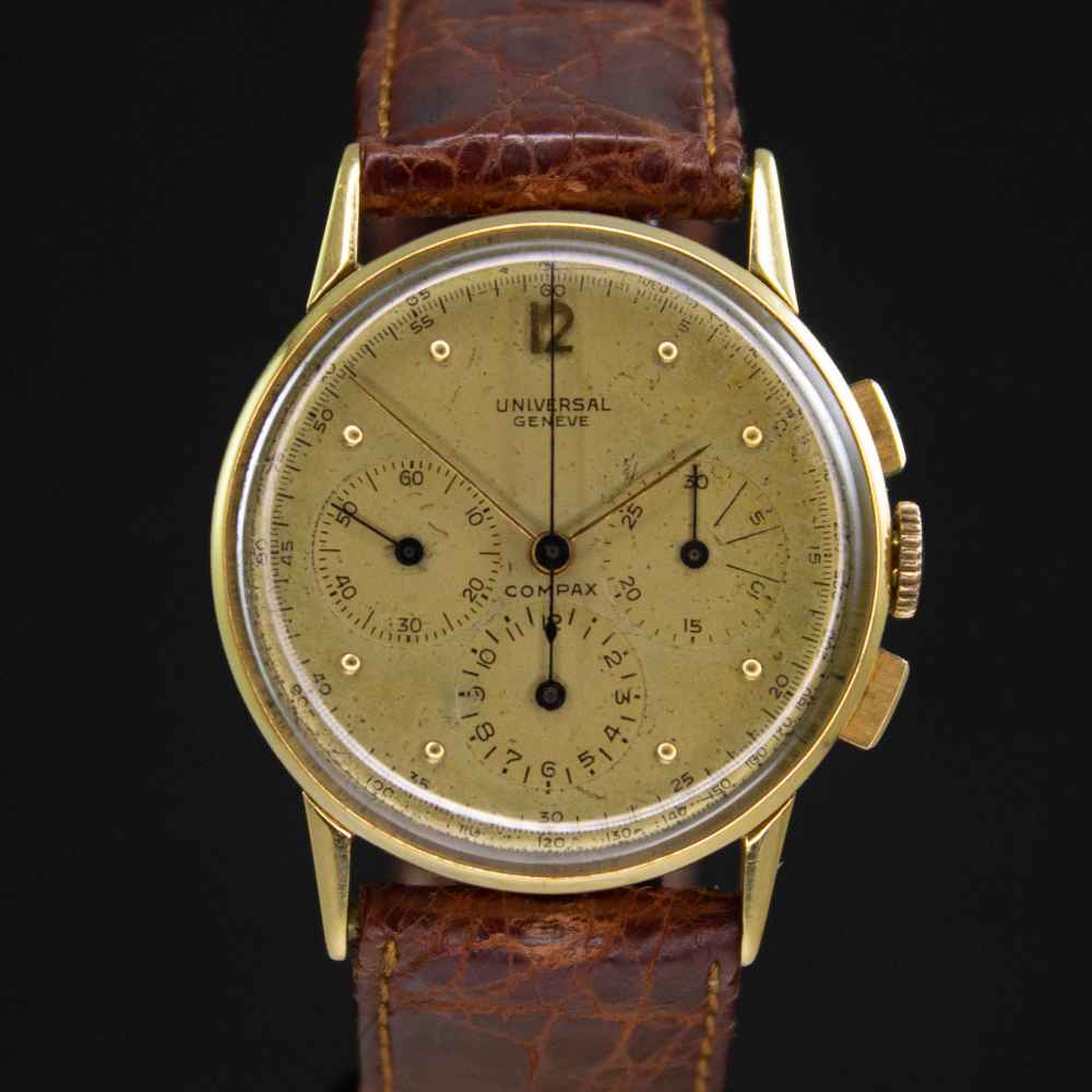 Universal Geneve Compax Chrono 18k