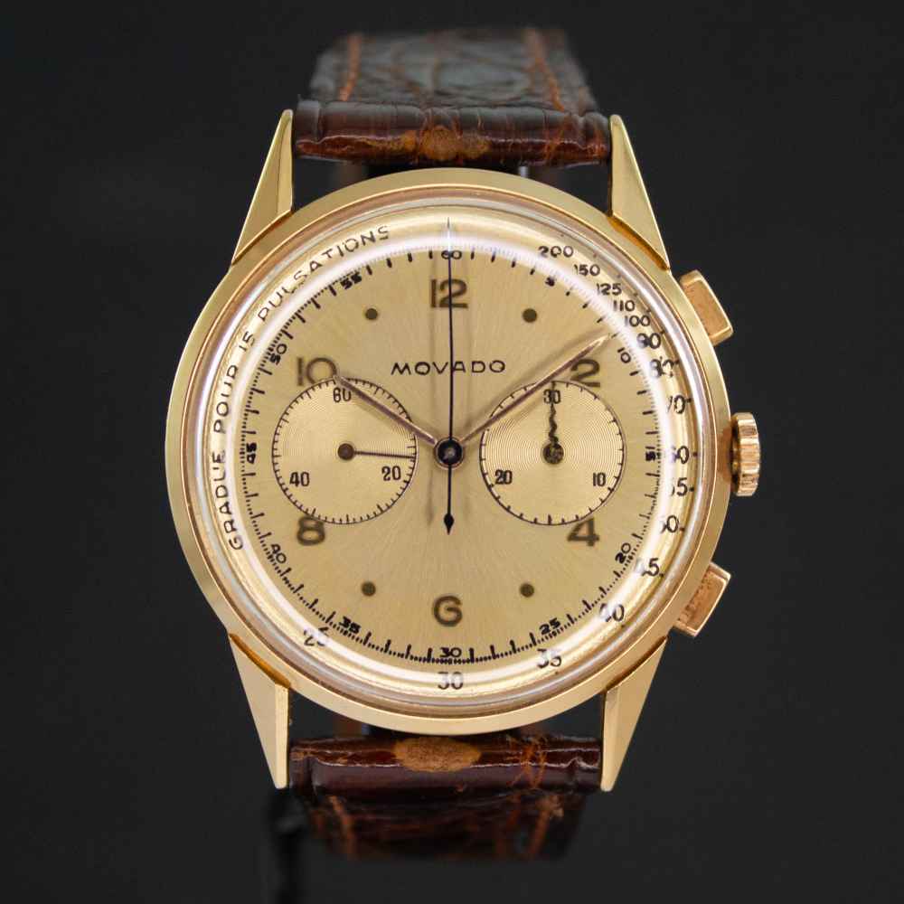 Movado Vintage Chrono 18k