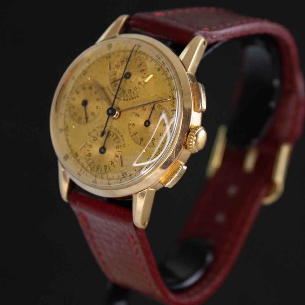 Watch Universal Geneve Dato Compax Chrono Vintage 18k second-hand