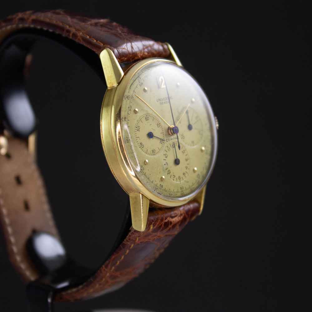 Watch Universal Geneve Compax Chrono 18k second-hand