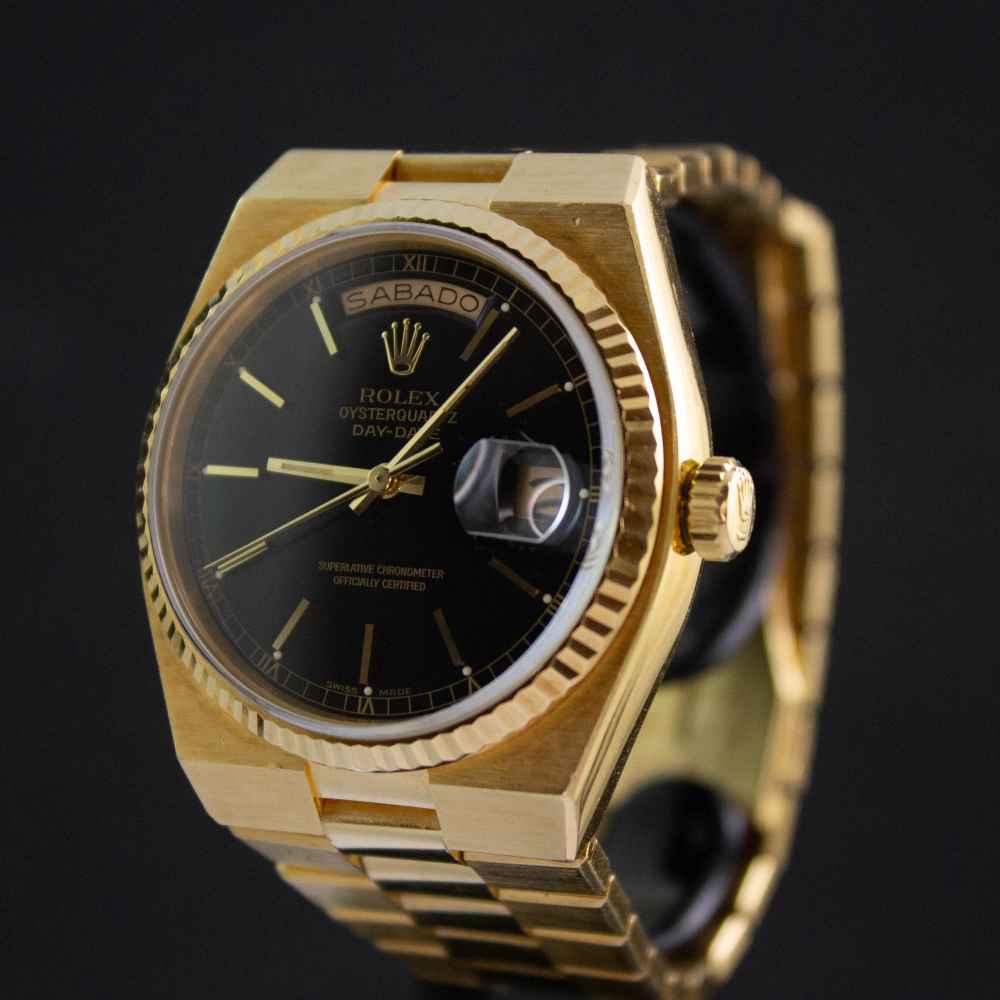 Watch Rolex Day-Date Oysterquartz second-hand