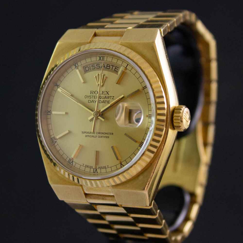 Watch Rolex Day-Date Oysterquartz second-hand