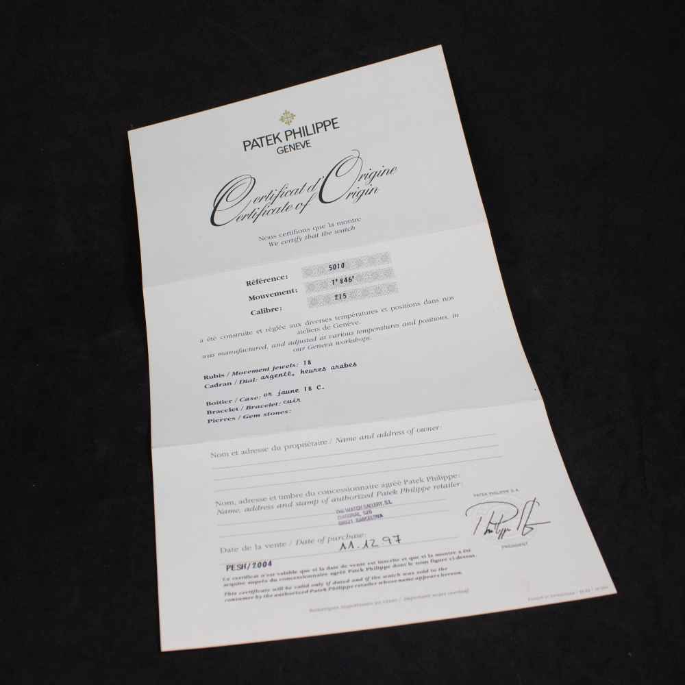 Reloj Patek Philippe Gondolo inicio.second_hand