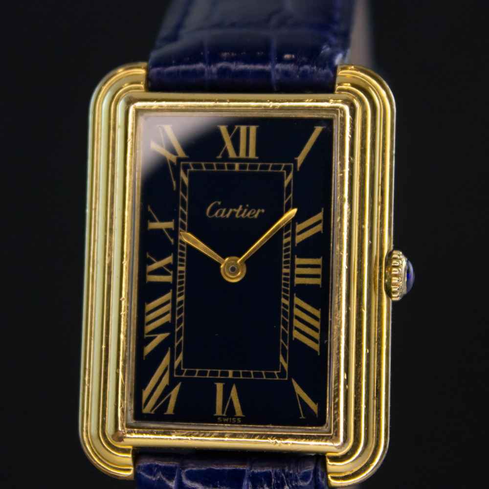 Watch Cartier Tank Stepped Jumbo second-hand