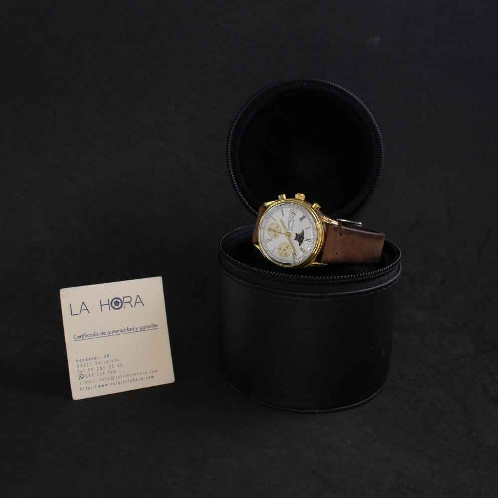 Watch Eberhard Chronograph moon 75th second-hand