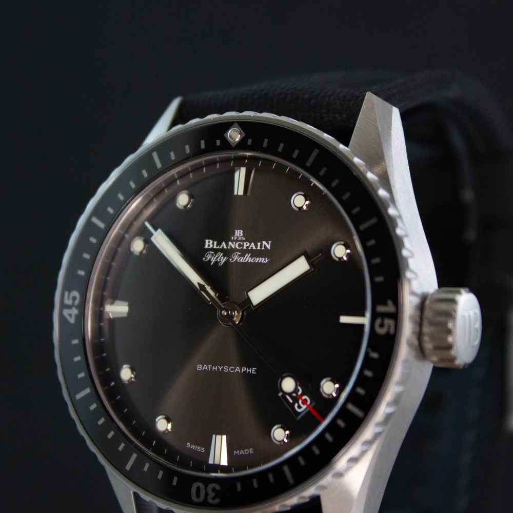 Reloj Blancpain Fifty Fathoms Bathyscaphe inicio.second_hand