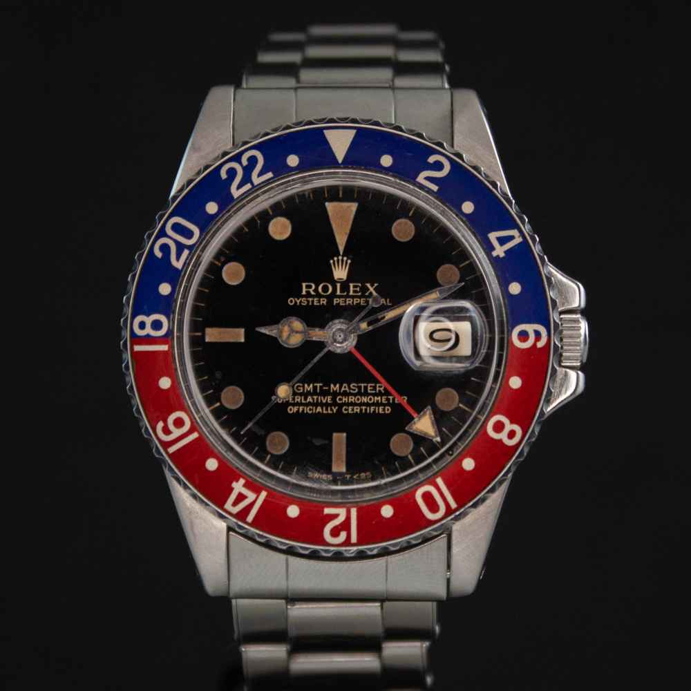 Reloj Rolex GMT Master ''Gilt'' inicio.second_hand