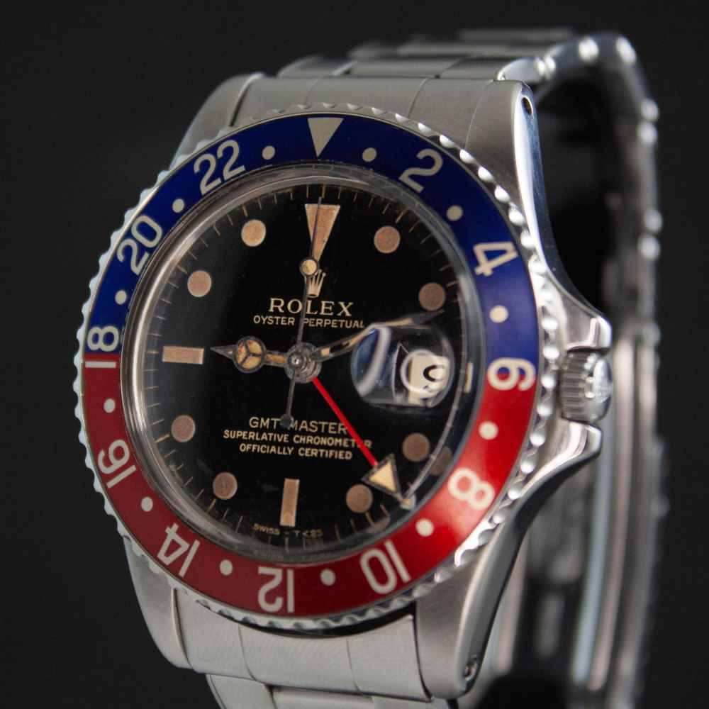 Reloj Rolex GMT Master ''Gilt'' inicio.second_hand