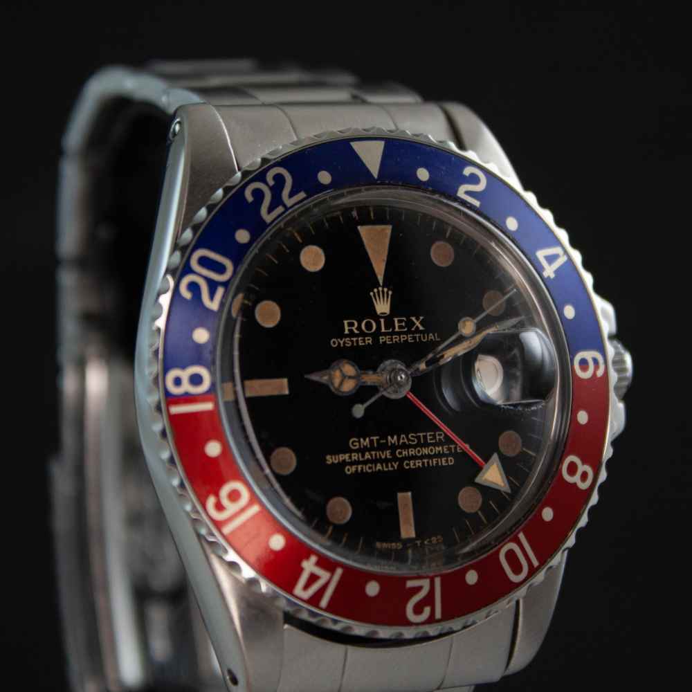 Reloj Rolex GMT Master ''Gilt'' inicio.second_hand