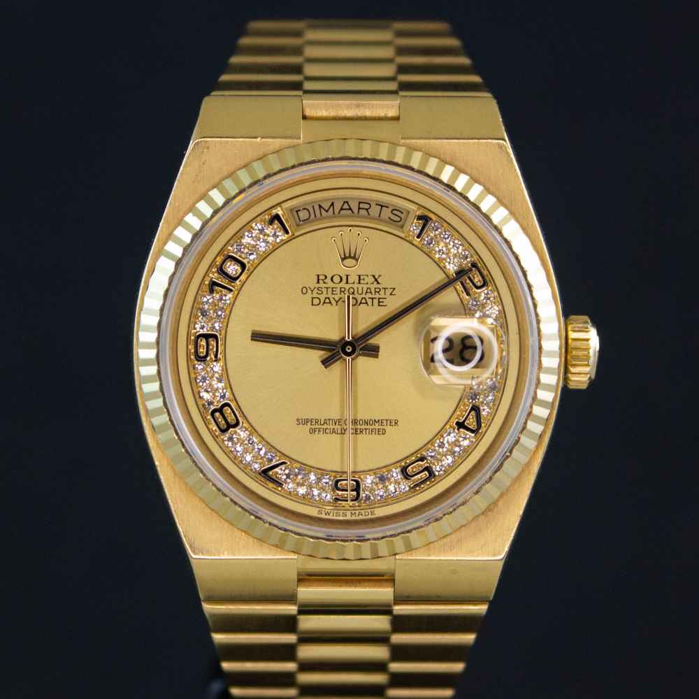 Watch Rolex Day-Date Oysterquartz second-hand