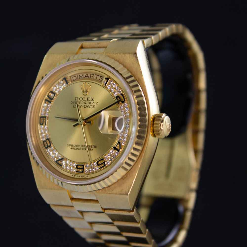 Watch Rolex Day-Date Oysterquartz second-hand