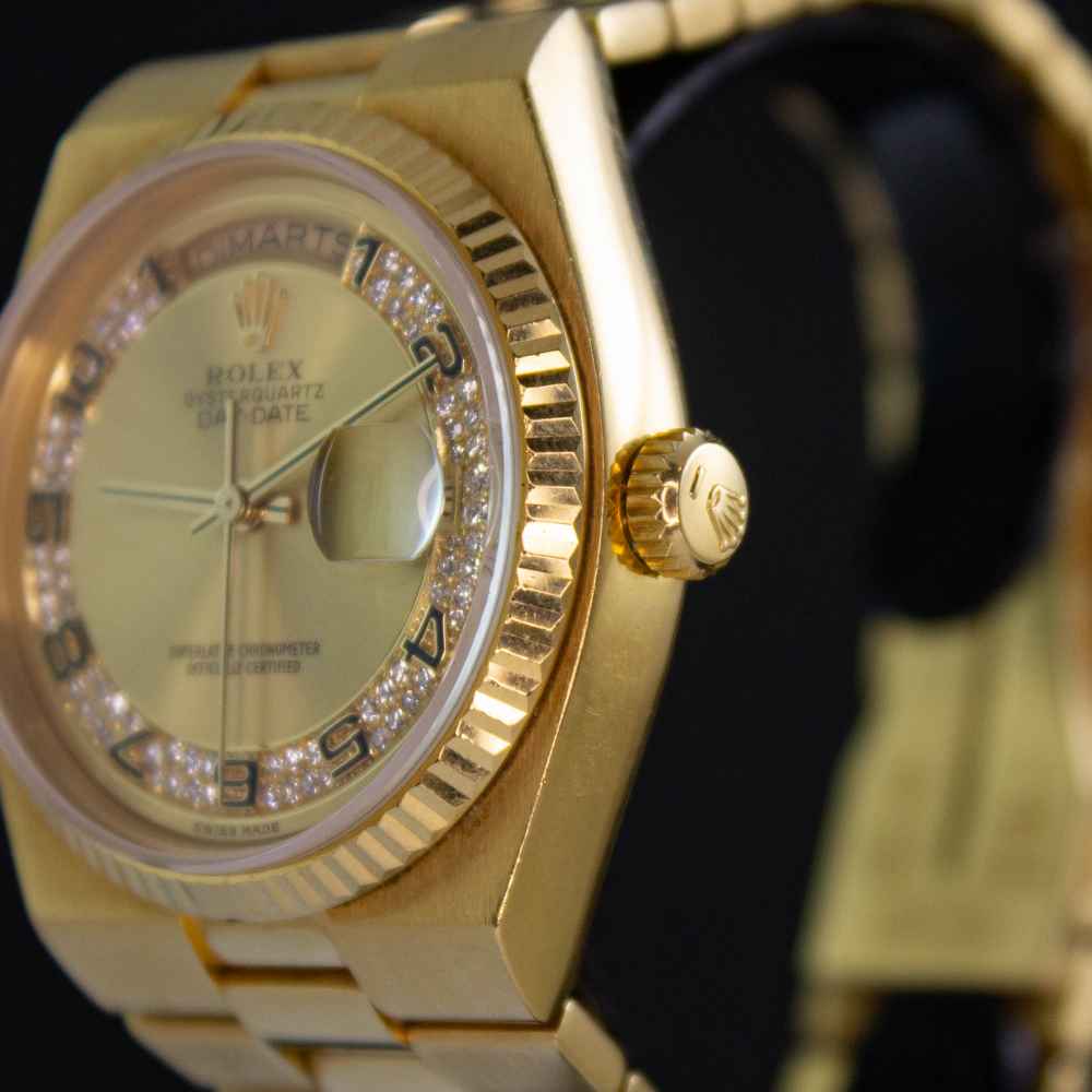Watch Rolex Day-Date Oysterquartz second-hand