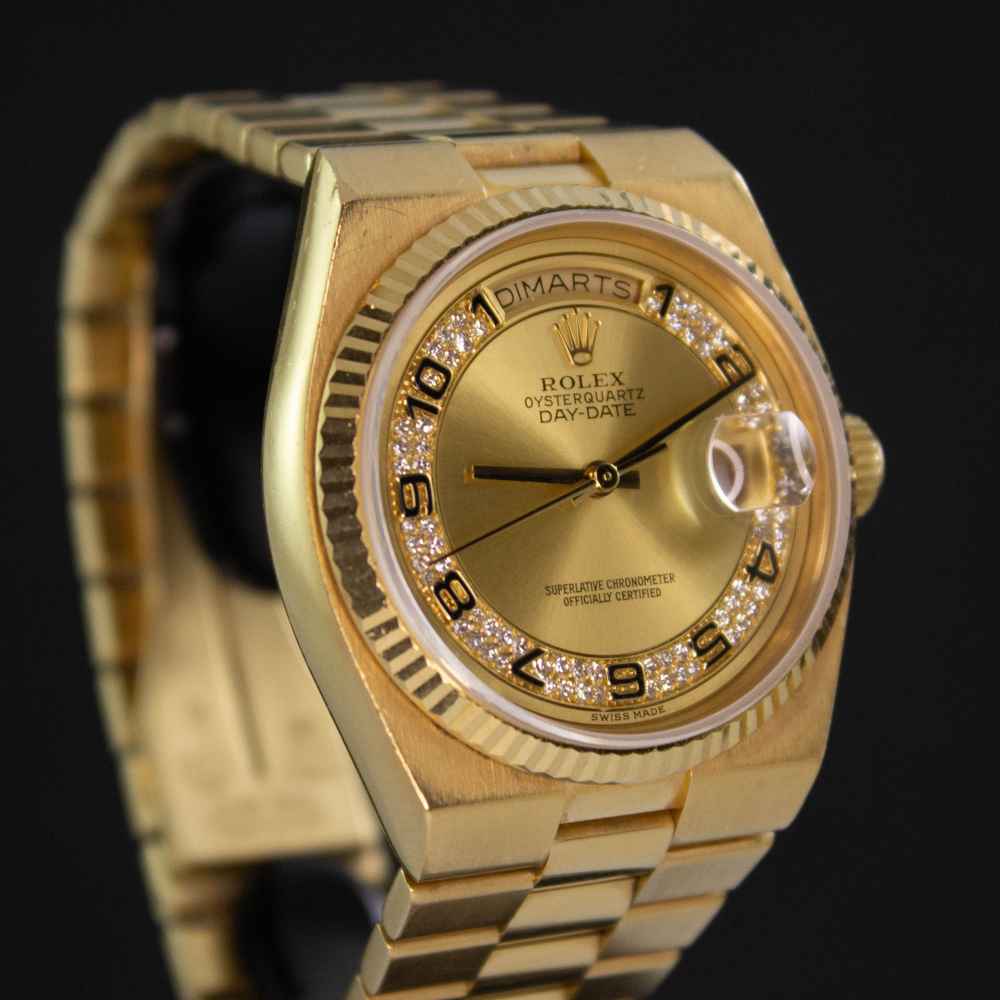 Watch Rolex Day-Date Oysterquartz second-hand