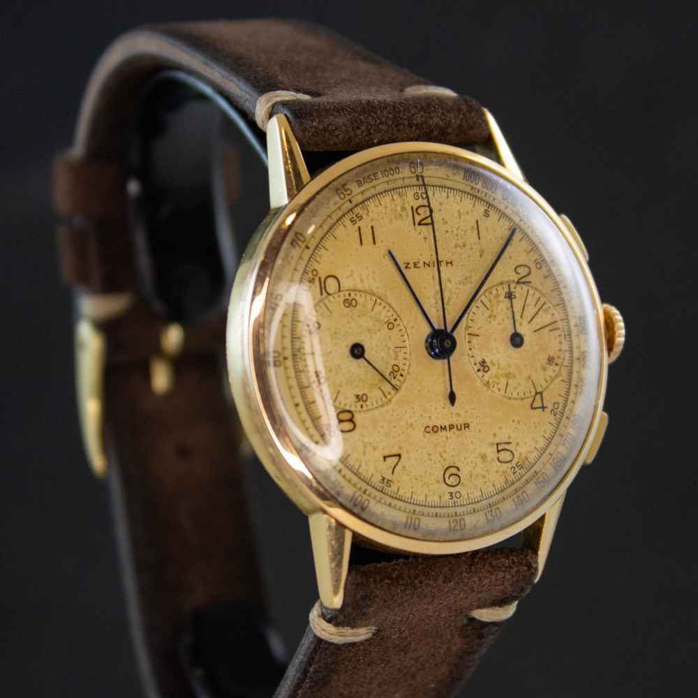 Watch Zenith Chrono Vintage 18k second-hand